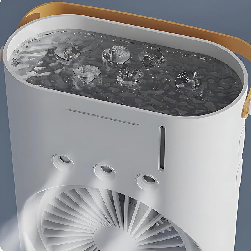 Portable Mini Air Cooler Fan with Double-Ended Spray Cooling & Remote Control Cooling Fan All in one Cooler